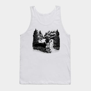 Dog Watercolor Tank Top